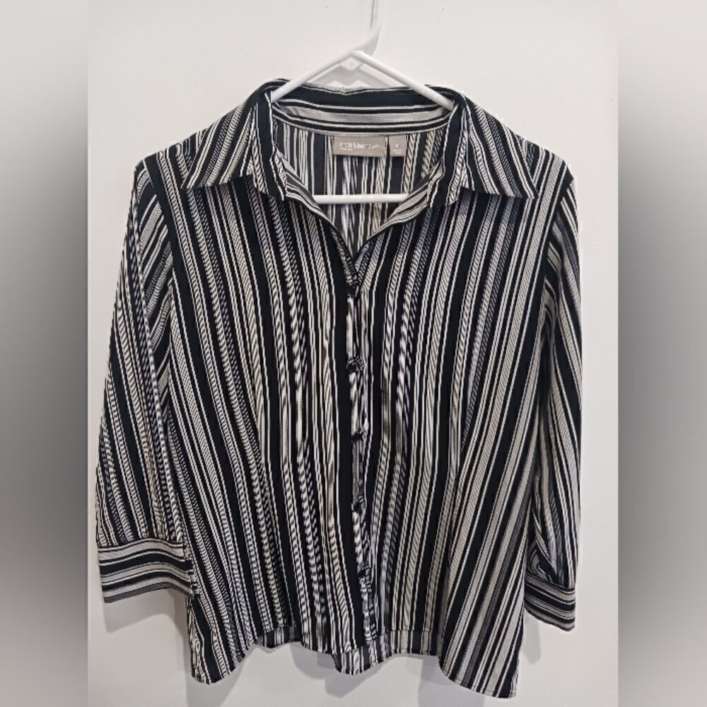 3 for $26 - Croft & Barrow Buttons Up Blouse.